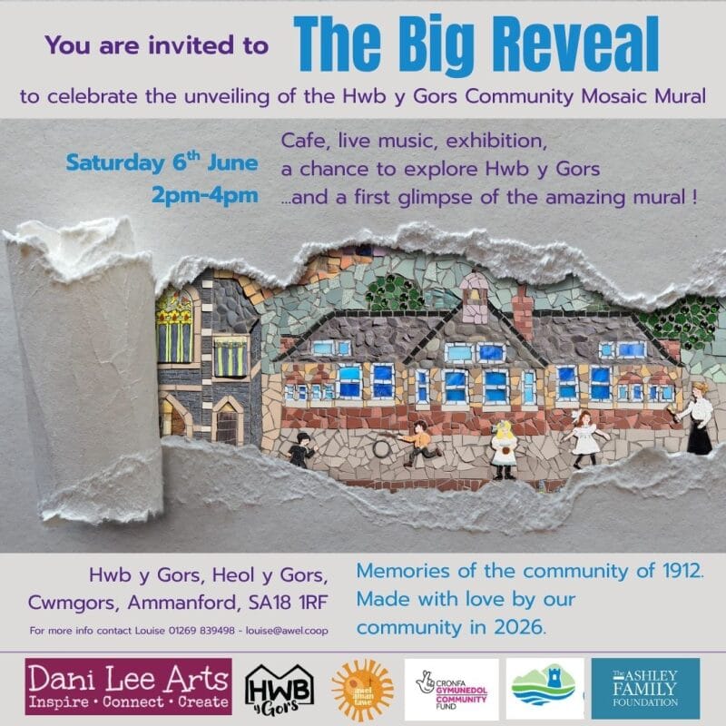Community Mosaic Mural - The Big Reveal